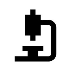 Microscope Flat Vector Icon