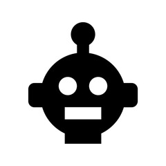 Robot Flat Vector Icon