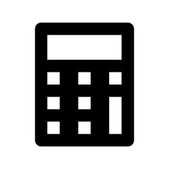 Calculator Flat Vector Icon
