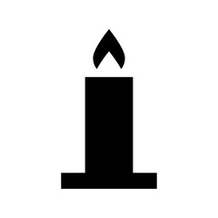 Candle Flat Vector Icon