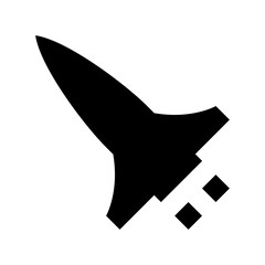 Rocket Flat Vector Icon