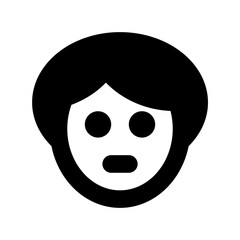 Cartoon Character Flat Vector Icon