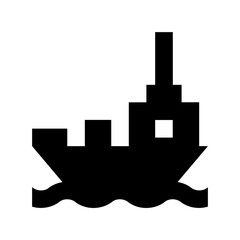 Shipping Flat Vector Icon 
