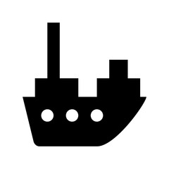 Shipping Flat Vector Icon 