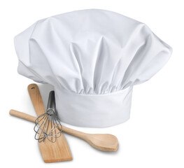 Chef Hat with Cooking Utensils