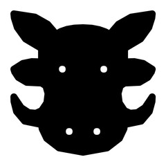 Ox Flat Vector Icon
