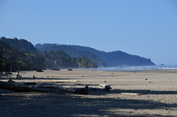 Panorama Beach at the Pacific Coast, Oregon