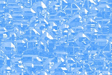 design blue optic crystalline template computer art texture or background illustration