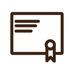 bussines certifikat management office project icon