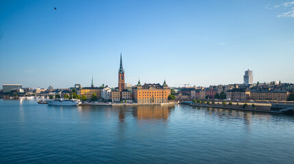 Fototapeta na wymiar Stockholm old town (Gamla Stan), capital of Sweden