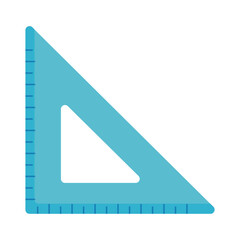 Vector Illustration Triangel Ruler Icon