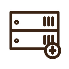 communication data folder network sharing work icon