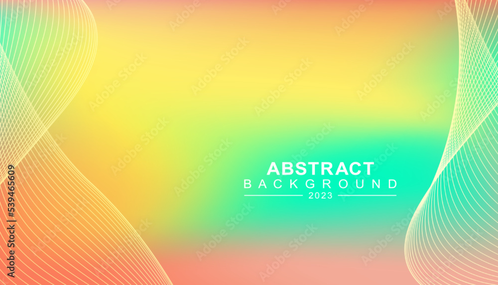 Poster the minimalist background with wavy lines gradient. abstract gradient background with lines. vector,