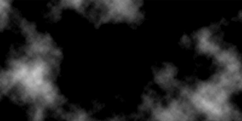 Abstract background with smoke and  white clouds or haze For designs isolated  .Modern and geometric design with realistic explosion dust and white natural effect pattern . Fog and smoke background .