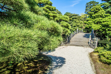 Garden At The Sento Imperial Palace At Kyoto Japan 2015