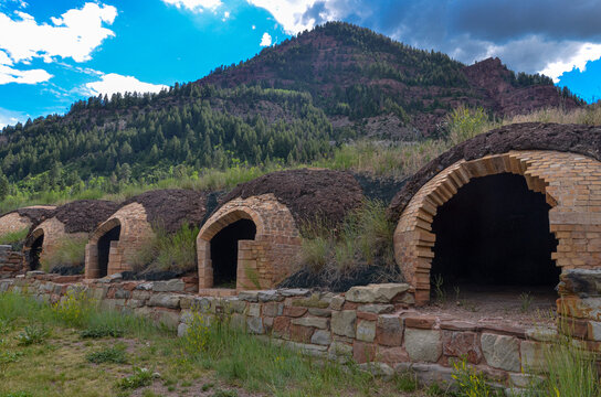 Redstone Coke Oven Historic District at the intersection of State Highway 133 and Chair Mountain Stables Road outside Redstone, Colorado