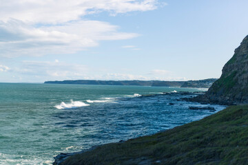 Naklejka premium sea and rocks