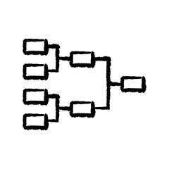 Sport fixtures hand-drawn icon vector graphic illustration