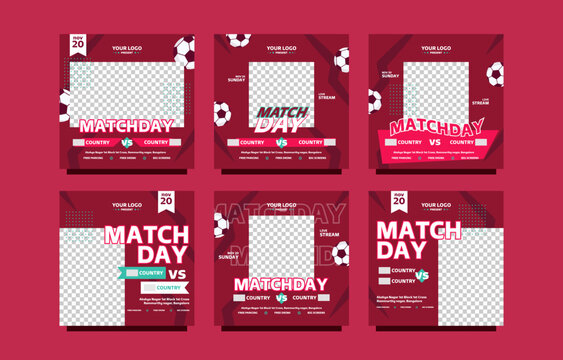 Premium Photo  Soccer matchday template. brazil vs serbia match day  template.