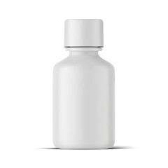pharmaceutical jar mockup. realistic plastic jar 