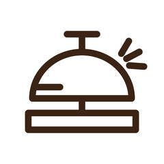 cook hotel platter restaurant travel icon