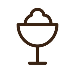 Obraz premium cooking food ice kitchen icon