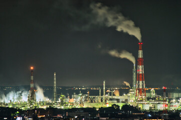 工場夜景
