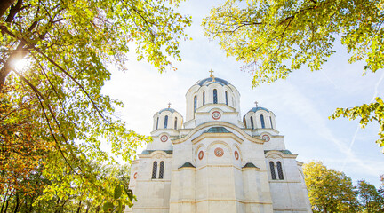 Serbian Orthodox Church, St. George’s Church In Oplenac, Topola, Serbia. Mausoleum of The Royal...