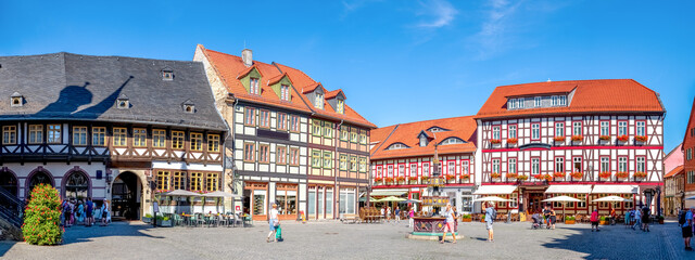 Fototapeta na wymiar Markt, Wernigerode, Sachsen Anhalt, Deutschland 