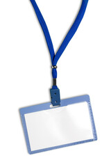 Card tag isolated name tag backstage pass id card blank