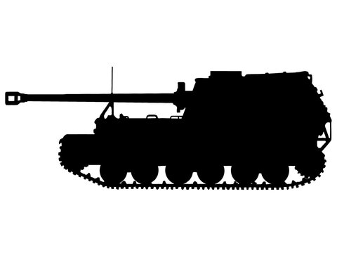 black tank silhouette clip art preview
