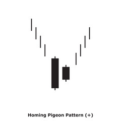Homing Pigeon Pattern (+) White & Black - Square
