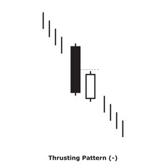 Thrusting Pattern (-) White & Black - Square