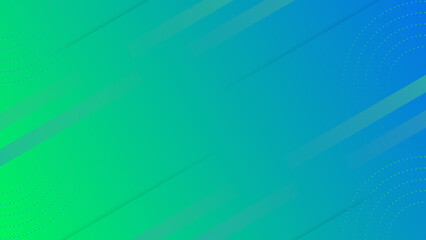 Green and blue diagonal geometric striped background