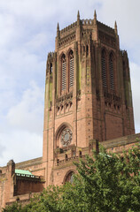 Fototapeta na wymiar Liverpool cathedral, UK