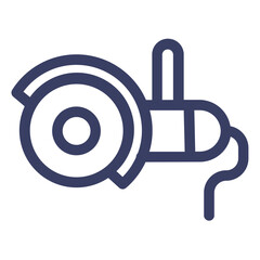 blade construction equipment saw tools icon