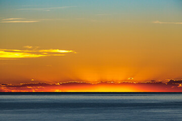Fototapeta premium Amanecer en Benidorm