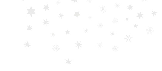 Snowflakes and bokeh lights on the blue Merry Christmas background. 3D render