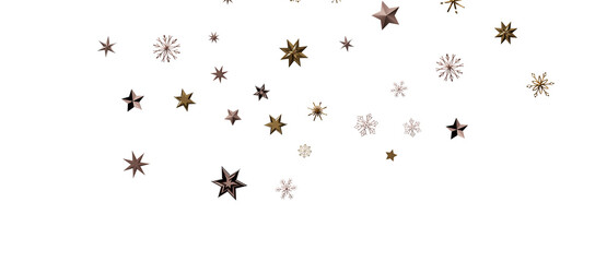 Falling snow at night. Bokeh lights