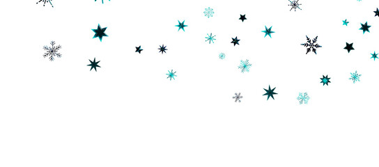 With Realistic Snowflakes Overlay On Light Silver Backdrop. Xmas Holidays