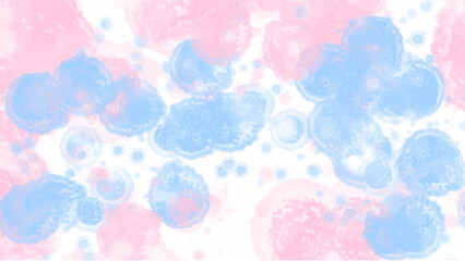 Blue and pink watercolor background for textures backgrounds and web banners design