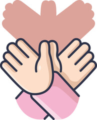 Bird in hand shadow art, Hand-shadow artwork featuring silhouettes of Bird