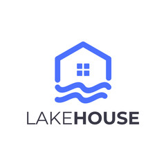 LAKE HOUSE TRAVEL AND HOTEL LOGO DESIGN