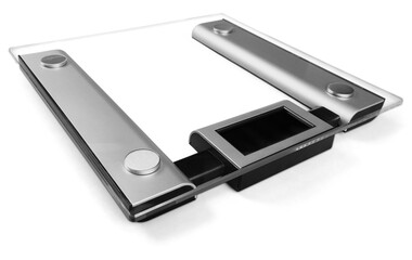 Bathroom scale  on white background