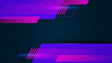 Modern digital business technology blue and purple abstract design background