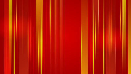 Modern red and orange abstract technology background with digital connection dots, hexagon, speed lights, and lines. Technology particles background. Technology digital hi tech concept background.