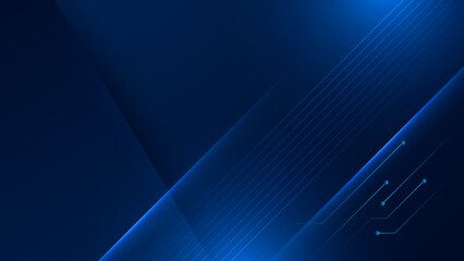 Abstract tech background. Futuristic technology interface with arrows, lines, waves, speed lights, motion, data concept, science element, cyberspace shapes, and connection lines.