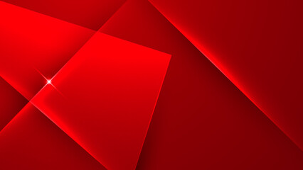 Modern red abstract futuristic technology background. Abstract lines pattern technology on red gradients background. Vector abstract graphic design banner pattern presentation background web template.