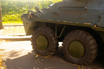 Obraz premium Front Line, military vehicle, Ukraine