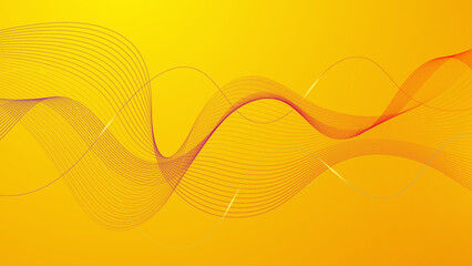 Modern orange and yellow abstract futuristic technology background. Abstract minimal orange background with geometric creative and minimal gradient trendy colors. Abstract colorful orange background